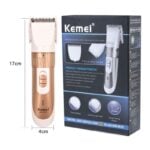 Kemei KM-9020 Beard Trimmer For Men– Gold (Shaver Shop Bangladesh)