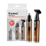 Kemei KM-6629 2 in 1 Nose Hair Trimmer for Man