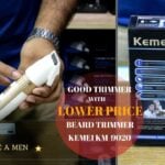 Kemei KM-9020 Beard Trimmer For Men – Silver