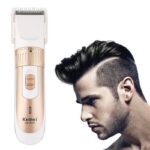 Kemei KM-9020 Beard Trimmer For Men– Gold (Shaver Shop Bangladesh)
