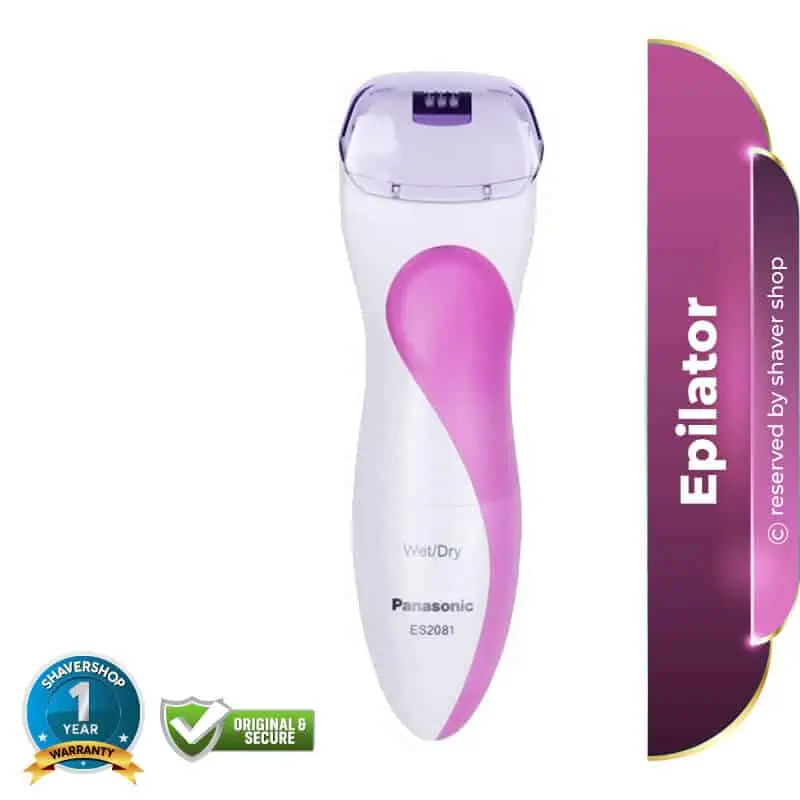 Panasonic ES2081 Wet & Dry Battery Operated Epilator Shaver Shop