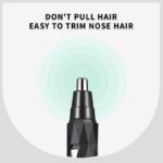Kemei KM-6673 2 in 1 Nose And Ear Trimmer