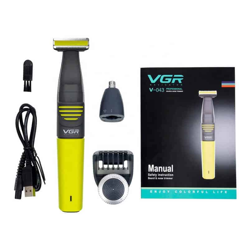 VGR V-043 Professional Beard & Amp Nose Trimmer