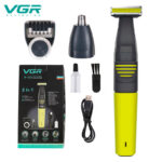 VGR V-043 Professional Beard & Amp Nose Trimmer