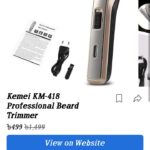 PRITECH PR-1993 Electric Hair Trimmer Men Professional Rechargeable