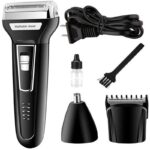 Kemei KM-6558 3 In 1 Electric Shaver & Beard Trimmer
