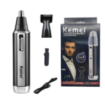 Kemei KM-6632 2 In 1 Rechargeable Nose Hair Trimmer