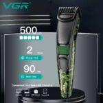 VGR V-053 Camouflage Professional Rechargeable Hair Clipper Trimmer for Men