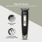 PRITECH PR-2144 Professional USB Rechargeable Cordless Hair Trimmer for Men (Black)