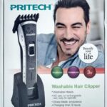 Pritech PR-1723 Washable Hair Clipper and Beard Trimmer