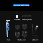 Kemei KM-319 USB Rechargeable Hair & amp, Beard Clipper for Men