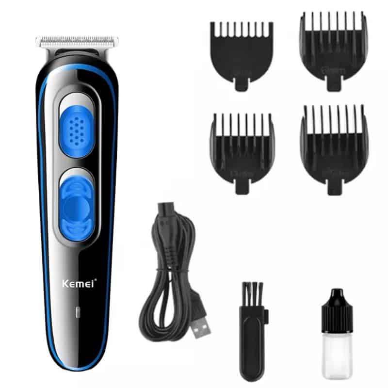 Kemei KM-319 USB Rechargeable Hair & Beard Clipper for Men ( Shaver Shop Bangladesh ) 