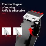 Kemei KM-PG809A Rechargeable Electric Hair Clipper Trimmer For Man