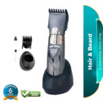 PRITECH PR-1040 RECHARGEABLE HAIR CLIPPER SCISSORS WATERPROOF HAIR TRIMMER