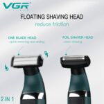 VGR V-393 One Blade Washable Shaver