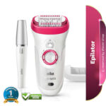 Braun Silk-Epil 9 9-538 Wet & Dry Epilator With 3 Extras