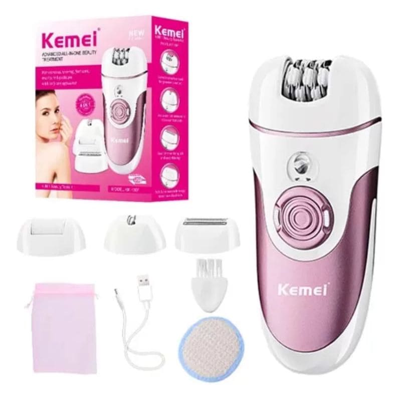 Kemei KM-1307 4 in 1 Multi-Function Lady Electric Shaver