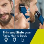 Philips Multi Grooming Kit MG7707/15, 12-in-1, Face, Head and Body - All-in-one Trimmer for Men