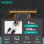 VGR V-073 Professional Hair Trimmer with LED Display