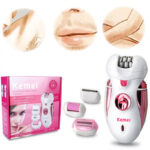 Kemei KM-2530 Rechargeable Epilator & Shaver 4 in 1 Beauty For Women