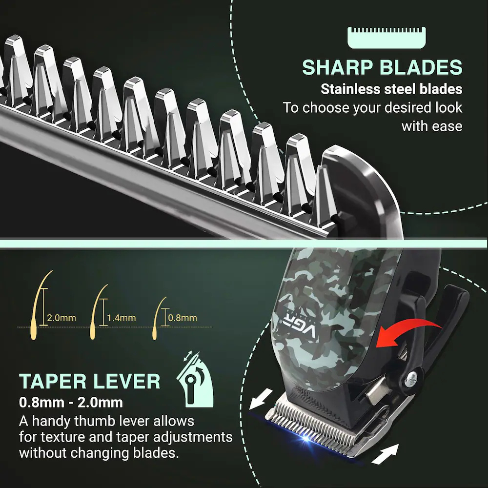 VGR V-665 Professional Hair Clipper