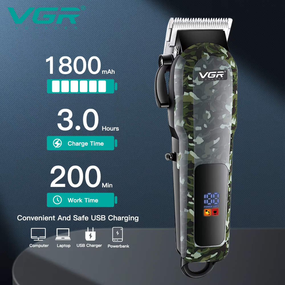 VGR V-665 Professional Hair Clipper