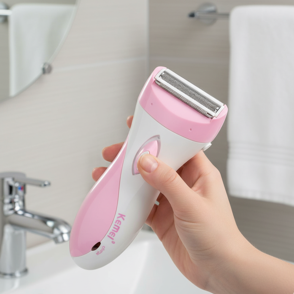 Kemei KM-3018 Rechargeable Ladies Shaver