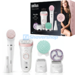 Braun Beauty Set 9 9-985BS Deluxe 7-in-1 Cordless Wet & Dry Epilator