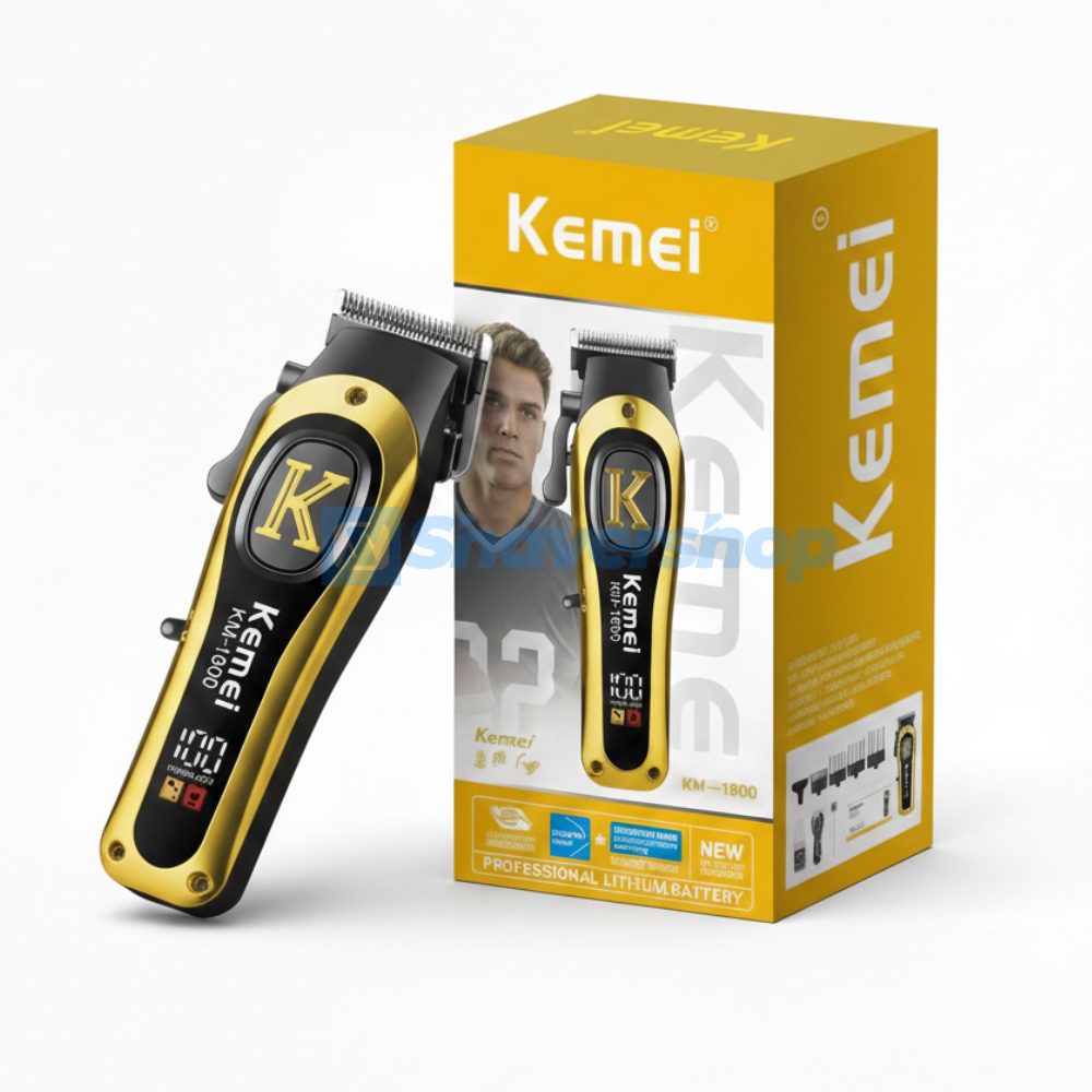Kemei KM-1800 Rechargeable Beard & Hair Clipper