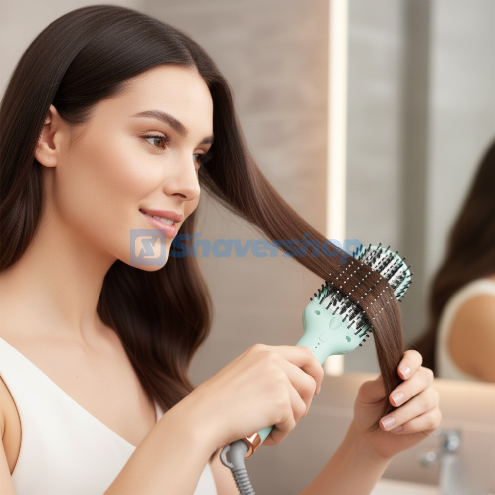 VGR V-592 Hair Straightener Hot Comb and Brush for Women