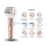 Panasonic ES-EL8A 9-Piece Wet/Dry Epilator & Shaver Kit