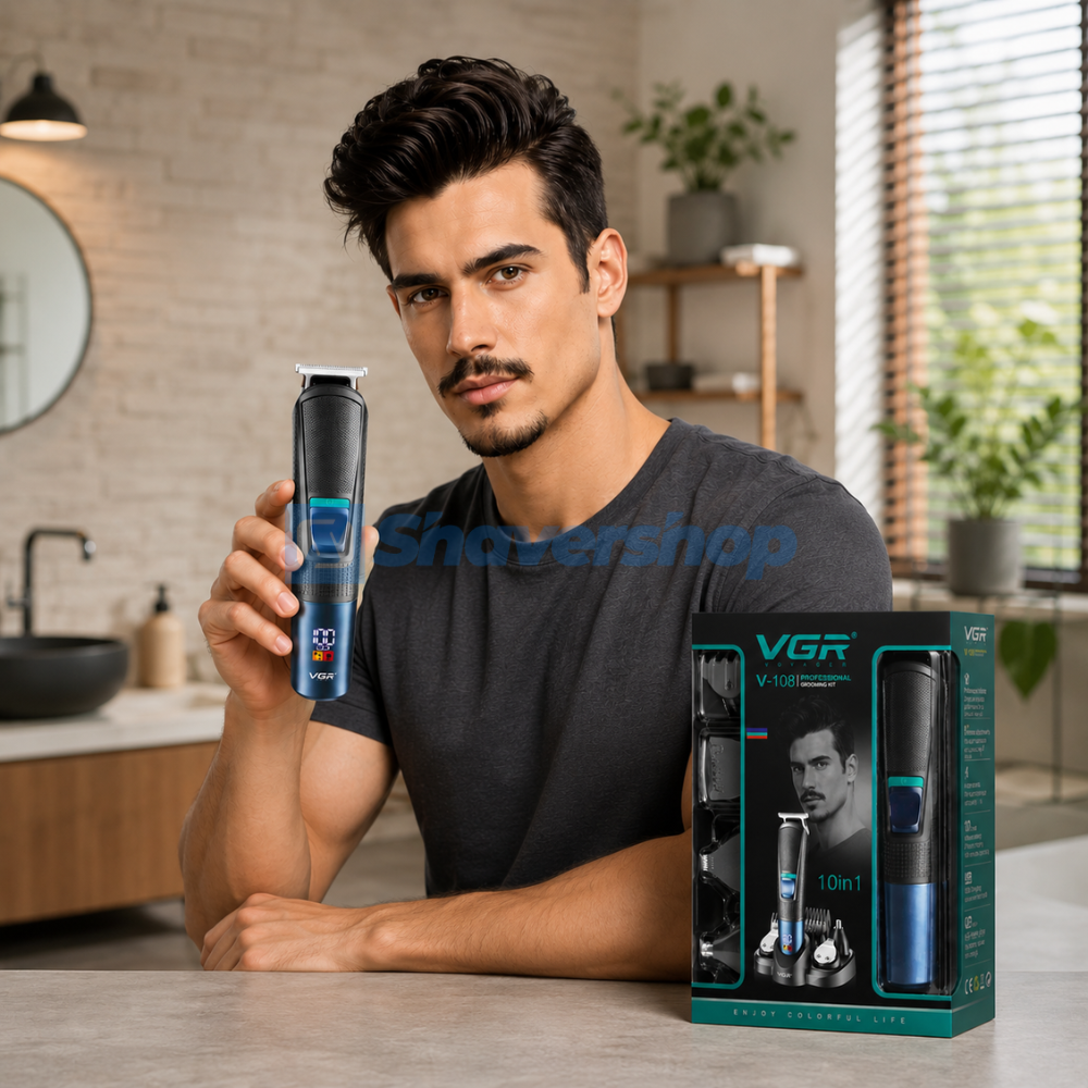 VGR V-108 10 IN1 Multi Grooming Kit