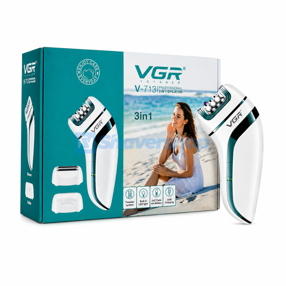 VGR V-706 Professional 3 IN 1 Epilator