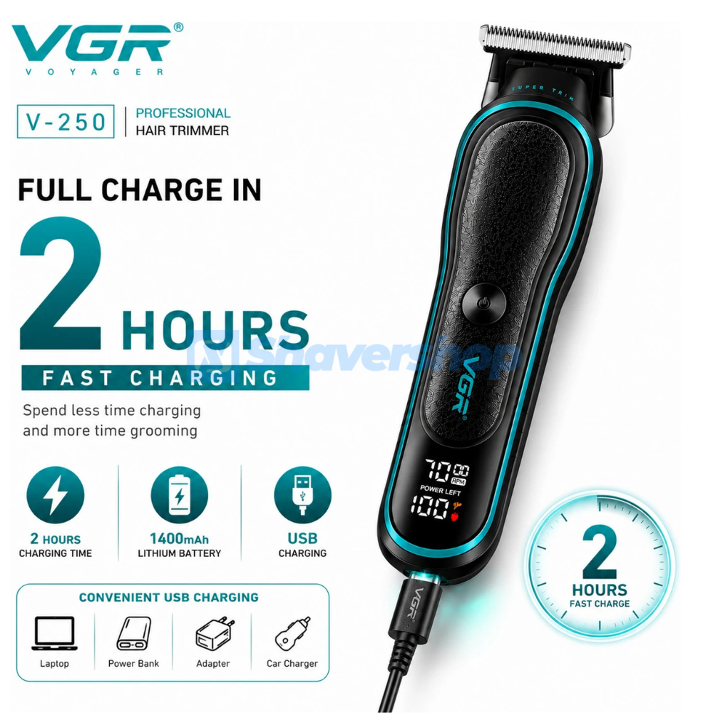 VGR V-250 Professional Hair And Beard Trimmer