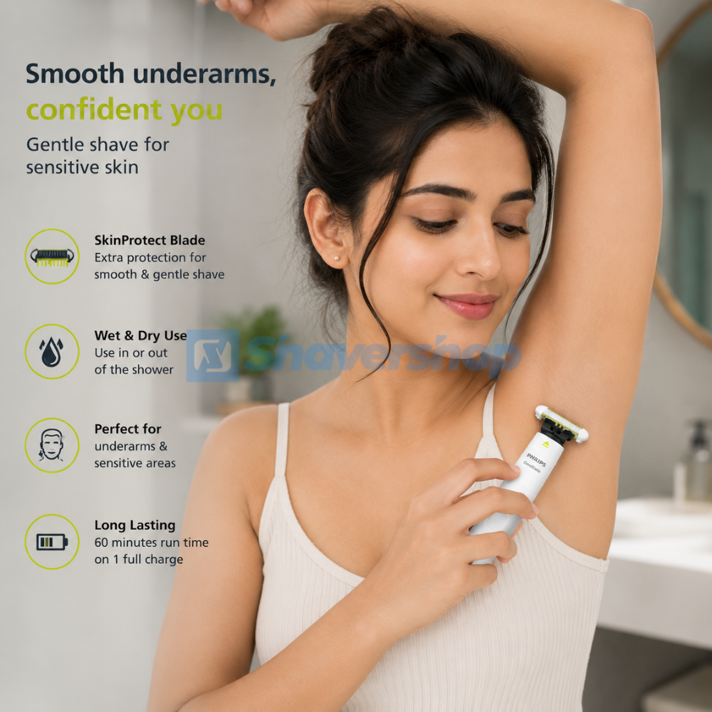 Philips QP1924/20 OneBlade Intimate Groomer Men And Women