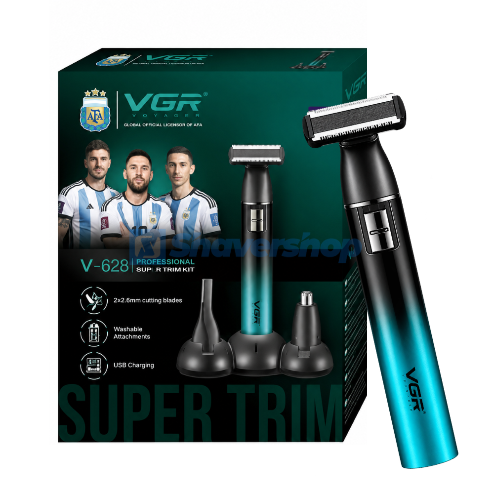 VGR V-628 3 IN 1 Rechargeable Men's Grooming Kit