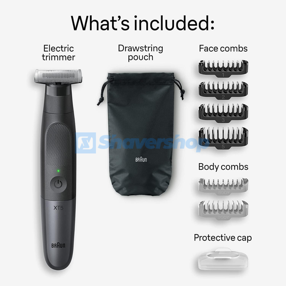 Braun Series XT5 4D-Blade Face & Body Trimmer