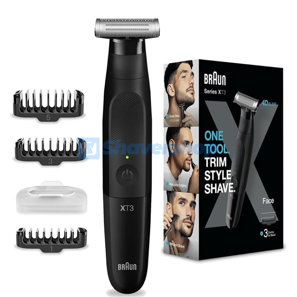 Braun Series XT3100 4D-Blade Face Trimmer & Shaver